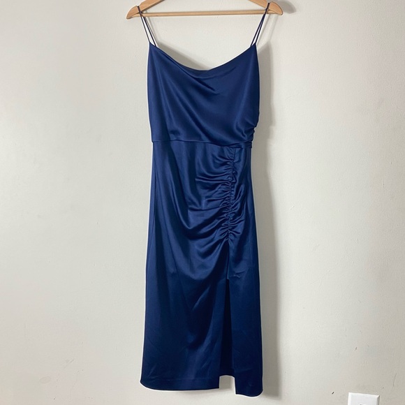 Alice + Olivia Navy Midi Dress - Picture 14 of 16